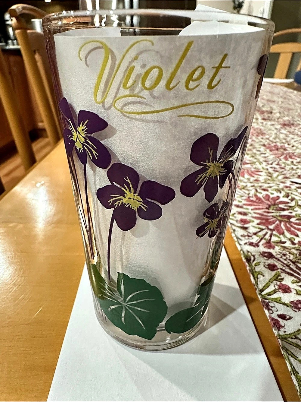 Vintage Boscul “Violet” Glass